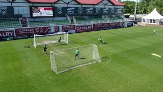 Goalkeeper Training  JakeDavisSoccer  Cavalry FC  Defending the Area [upl. by Naved]