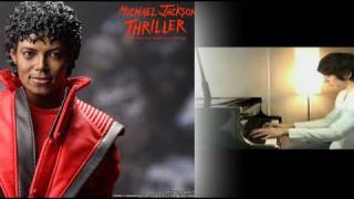 Thriller  Michael Jackson Yoonha Hwang Piano Acoustic Cover  Music Video with lyrics [upl. by Bausch]