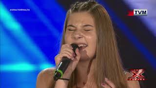 X Factor Malta  The Chair Challenge  Michela Pace [upl. by Mighell]