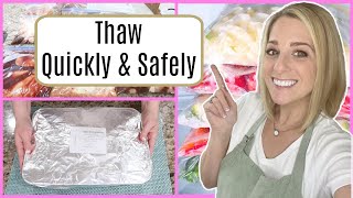 Thawing Freezer Meals Safely amp Quickly You Need To Know Tip 2 [upl. by Bambi]