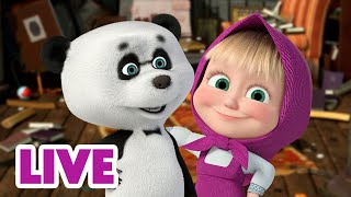 🔴 ПРЯМОЙ ЭФИР LIVE Маша и Медведь 👱‍♀️🐻 Нет места лучше дома 🏠 💗 [upl. by Nnaillij446]