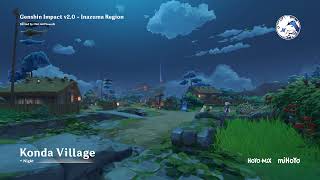 Genshin Impact  Konda Village Soundtrack Day amp Night  v20 Inazuma OST [upl. by Einoj]