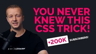 One CSS Trick You Didnt Know About 200k Subscribers Today [upl. by Nerak]