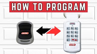 How to program a Genie garage door remote or keypad [upl. by Vidovic]