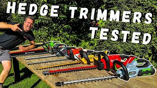 The Best Battery Hedge Trimmers Tested Which Should you BUY [upl. by Rafaellle]