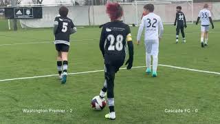 022524 Washington Premier B12 White vs Cascade FC B12 Green [upl. by Kubiak910]