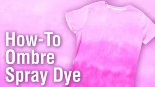 HowTo Ombre Dye Technique with Tulip OneStep Tie Dye [upl. by Zoara]