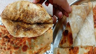 Tasty Arabic Breakfast Recipe  Cheese Paratha amp Zaatar Paratha with olive oil [upl. by Alderman732]