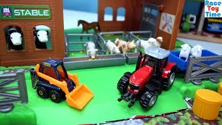 Farm Barn Playset Plus Fun Animal Toys For Kids [upl. by Nerok]