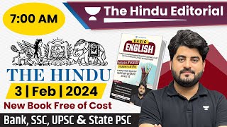 3 Feb 2024  The Hindu Analysis  The Hindu Editorial  Editorial by Vishal sir  Bank  SSC  UPSC [upl. by Mena]