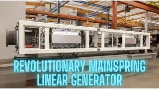 quotRevolutionary Mainspring Linear Generator Runs on Any Fuel for Efficient Energy Productionquot [upl. by Aicilra729]