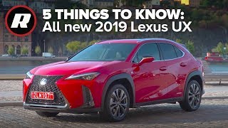 Driving the all new 2019 Lexus UX 5 Things to Know [upl. by Esorrebma532]