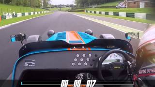 Three Laps of Cadwell Park in my Caterham R500 Duratec Superlight  MSV Track Day 25th May 2015 [upl. by Nannoc40]