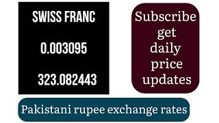 Pakistani Rupee Transfer Rates Today 20 August 2024 1 € pakistani rupee USD  PKR [upl. by Myrilla]