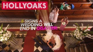 Hollyoaks 5 Signs A Wedding Day Will End In Disaster [upl. by Newby]