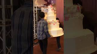 Wedding cake designsTwo Tier Cake Design shorts cake dessert birthday viral fyp [upl. by Eneleoj941]