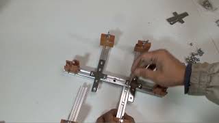 Badminton Racket Stringing Machine Install 1 [upl. by Mehala428]