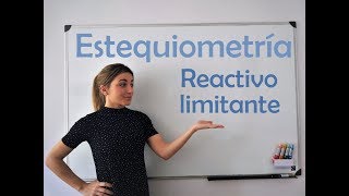 ESTEQUIOMETRÍA Reactivo limitante y en exceso [upl. by Efren]