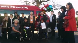 Shaftesbury High School  Donate New Mini bus pt 2 [upl. by Eveiveneg]