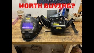 Esab Sentinel A60 Air  EPRX11 system Review Fresh air welding helmet [upl. by Zimmerman]