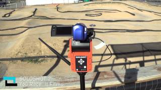 Robots Filming Robots At RC Race Track  Filmed With SOLOSHOT2 [upl. by Gnel]