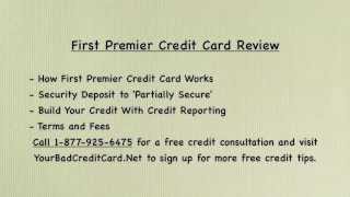 First Premier Credit Card Review [upl. by Mat]