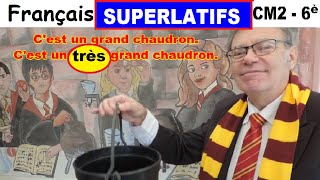 Les superlatifs en grammaire française  Def et exemples pour cm2 et 6ème [upl. by Kallman]