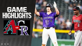 Dbacks vs Rockies Game Highlights 91724  MLB Highlights [upl. by Dalohcin]