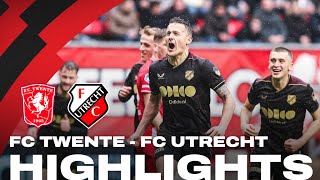 FC Utrecht KLOPT FC Twente en BREEKT CLUBRECORD 🔥  HIGHLIGHTS [upl. by Worth311]