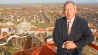 1994 UK Coasters – ITV News at 10  Nemesis Alton Towers Big One Blackpool Shockwave Drayton Manor [upl. by Alemaj788]