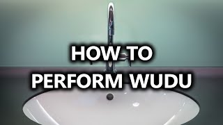 Wudu Step By Step – How To Perform Wudu Or Ablution [upl. by Mignonne]