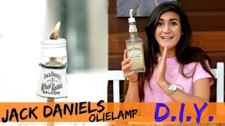 DIY Jack Daniels Olielamp [upl. by Liatris194]