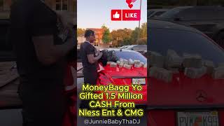 MONEYBAGG YO gifted 15 Mill in Cash From Label Nless Ent amp CMG cmg hiphop viral plzsaydababy [upl. by Jenica657]