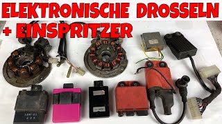 ALLE elektrischen Drosseln beim Roller Cdi Mofadrossel Lichtmaschine Drosselklappe usw  Einspritzer [upl. by Ahcarb566]