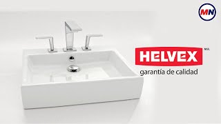 Helvex Lavabo Lucerna 3 Perforaciones [upl. by Ennayllek238]