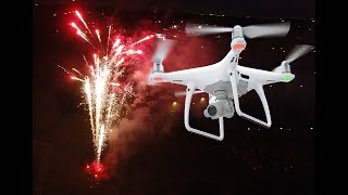 🎆 🚁 AMAZING DRONE FOOTAGE of FIREWORKS 🚁🎆 [upl. by Eudoca703]