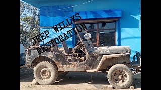 Jeep Willys CJ3a Restoration Ep1 [upl. by Ferrand]