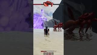 even the crab runs from ksi song roblox saitamabattlegrounds robloxsaitamabattlegrounds [upl. by Jordain]