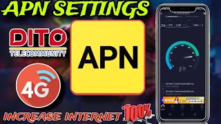 HOW TO FIX INTERNET CONNECTION DITO SIM USING APN SETTINGS 2023 [upl. by Etireuqram]