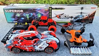 Rc Car RemoteRc Rock ClimbingRc Helicopter and Drone Radio Control Unboxing Test Fly [upl. by Jaret]