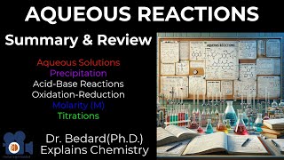 Aqueous Reactions  Summary amp Review  Explained by a PhD Chemist chemistry science education [upl. by Haddad]