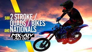 MX vs ATV All Out  2 Stroke Gameplay  QuadsNationalsFirst Person View [upl. by Onailimixam]