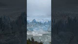 Effect of Global warming  Video captured specular Ice cleaving at Argentinas perito moreno glacier [upl. by Eiuqram]