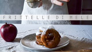 FRITTELLE DI MELE  senza uova e senza latte [upl. by Norven]