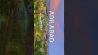 Adilabad district ❤️ ADILABAD city drone view shorts yt ytshorts shortsfeed adilabaddistrict [upl. by Sheehan]