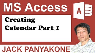 How to Create Calendar Part 1 [upl. by Naiviv]