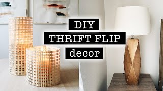 DIY THRIFT FLIP DECOR  Extreme Bedroom Makeover PART 1  DECOR on a BUDGET  XO MaCenna [upl. by Alamak]