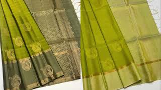 நியூ காஞ்சிபுரம் சில்க் சாரீஸ்\ Latest collections  KANCHIPURAM\HANDLOOM\SOFT SILK SAREES\625 M [upl. by Ratcliff307]