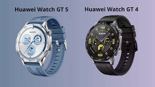 Huawei Watch GT 5 vs Huawei Watch GT 4  Full Comparison [upl. by Etnomal340]