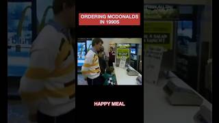 Ordering McDonalds in 1990 vs Today [upl. by Llednyl170]